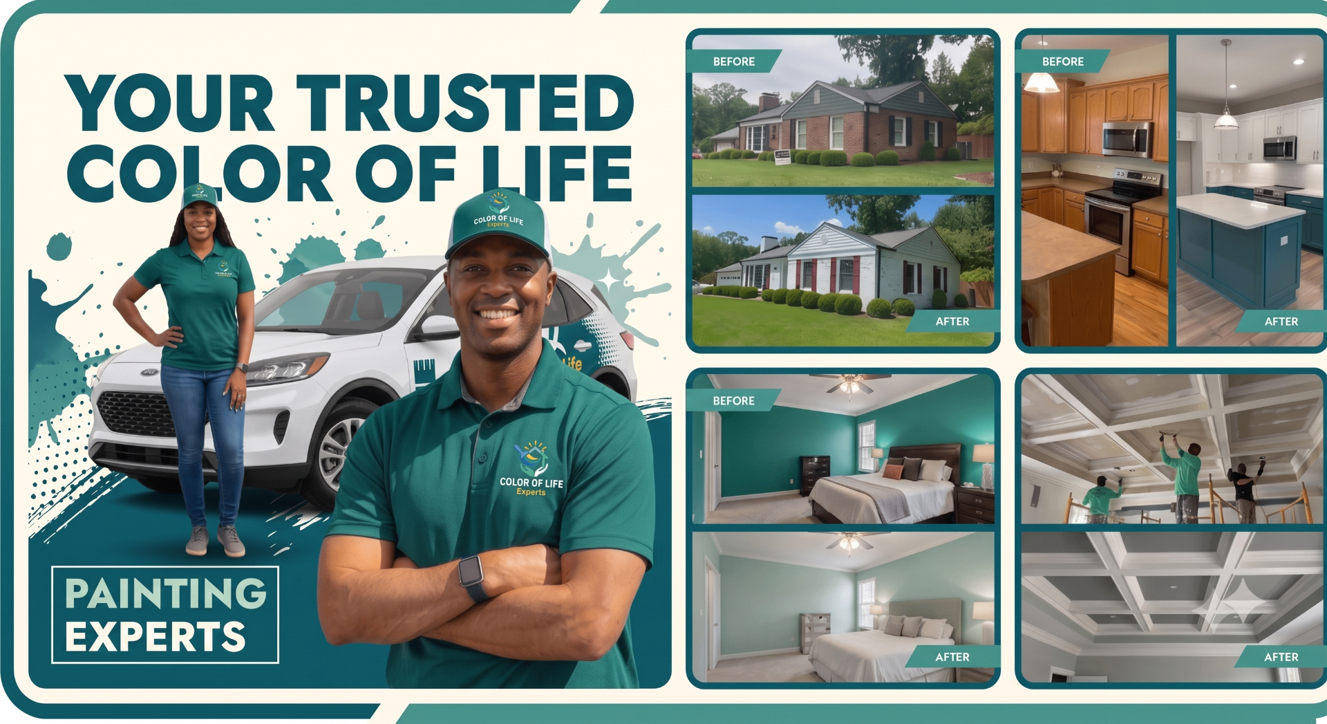Your Trusted Color Of Life Painting Experts — before and after transformations across St. Louis